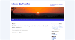 Desktop Screenshot of hobsonsbaychurches.com